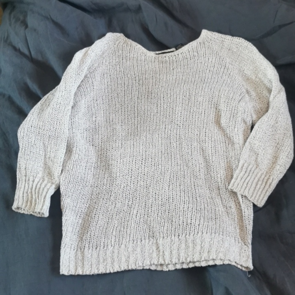 Vintage! Renée Tener for Jeanne Pierre Cotton linen oversize top S